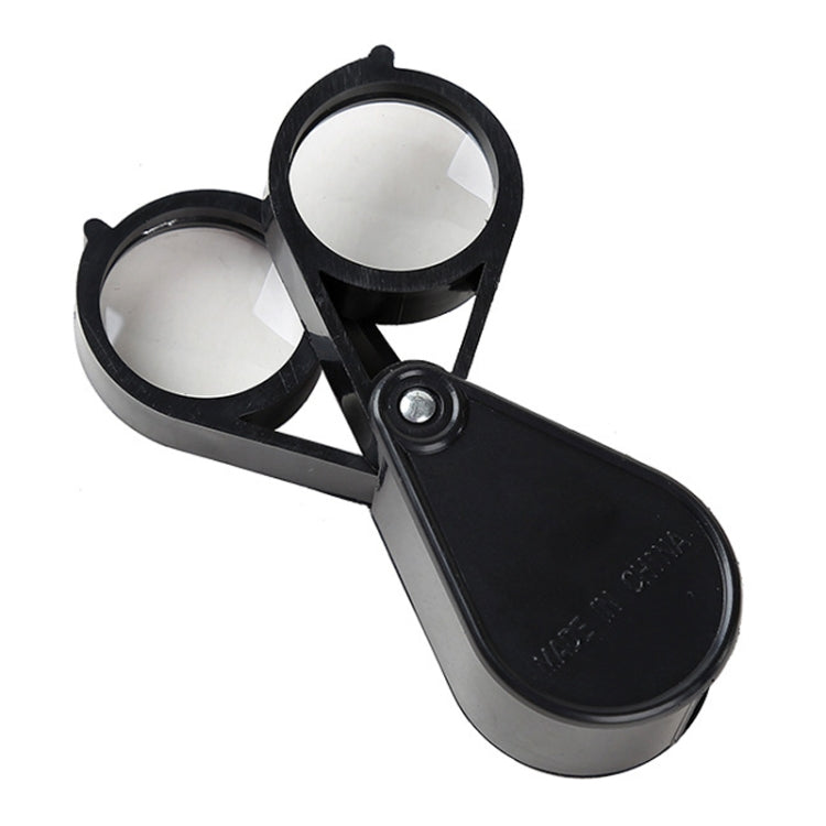 Lente d'ingrandimento pieghevole HD 10X aperta doppia portatile da 30 mm