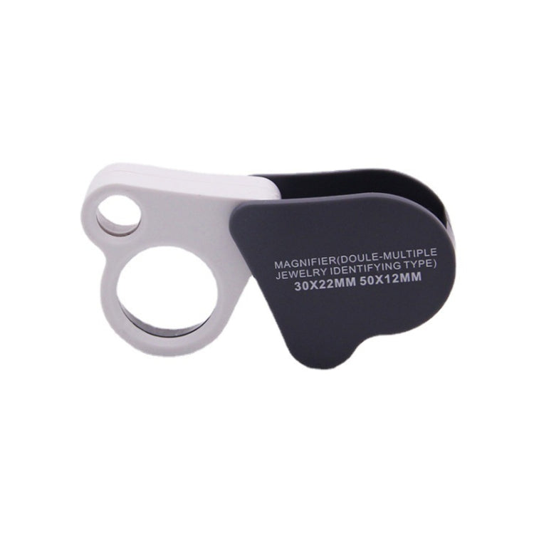Lente d'ingrandimento portatile pieghevole 30X/50X