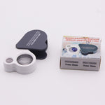 Lente d'ingrandimento portatile pieghevole 30X/50X