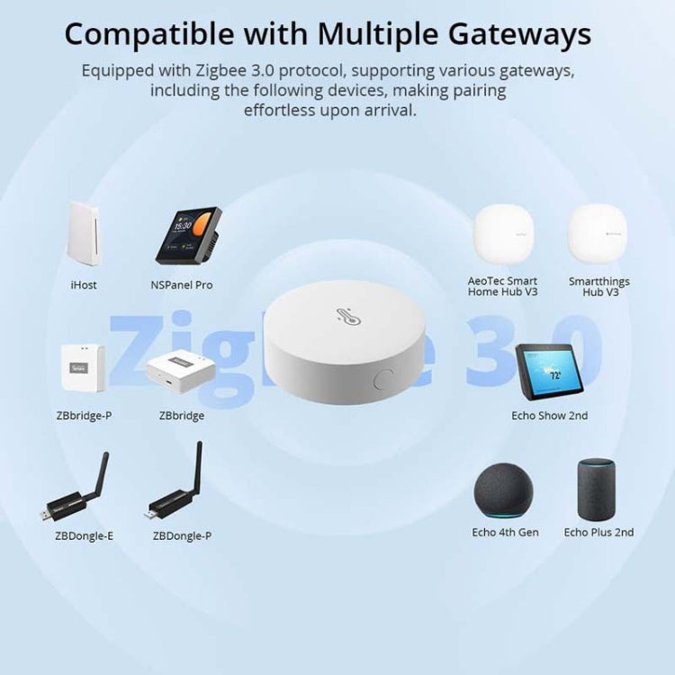 Sensore temperatura e umidità wireless Sonoff SNZB-02P