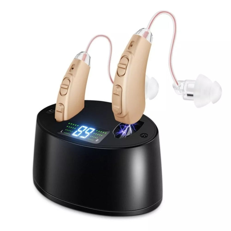 Z-128 Mini apparecchio acustico digitale ricaricabile invisibile amplificatore sonoro personale, Z-128