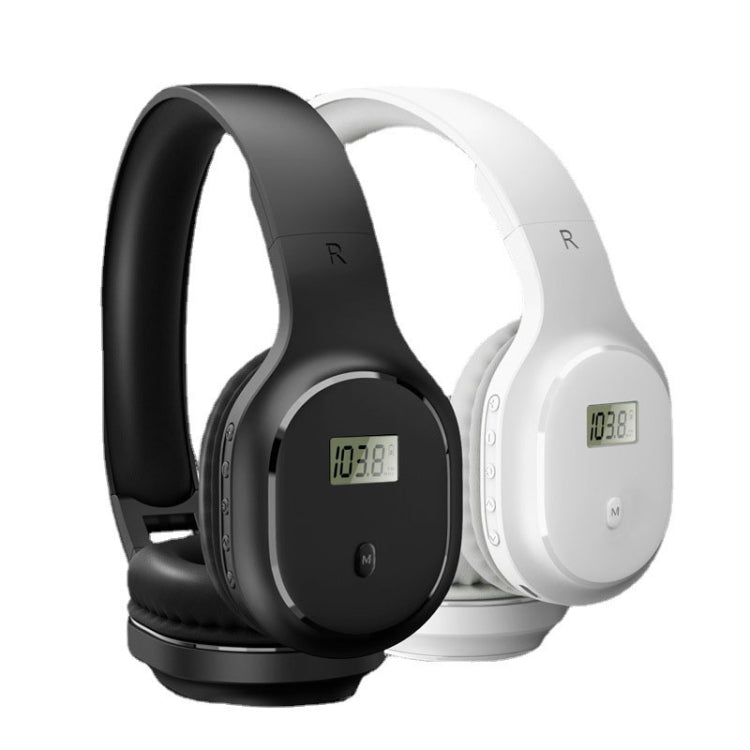 Cuffie FM portatili A8 con display digitale e ricarica