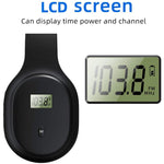 Cuffie FM portatili A8 con display digitale e ricarica