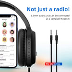 Cuffie FM portatili A8 con display digitale e ricarica
