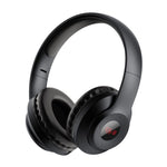 Cuffie Bluetooth pieghevoli con radio FM e display LCD