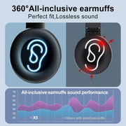 Cuffie Bluetooth pieghevoli con radio FM e display LCD