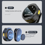 Microfono wireless magnetico con riduzione rumore e display