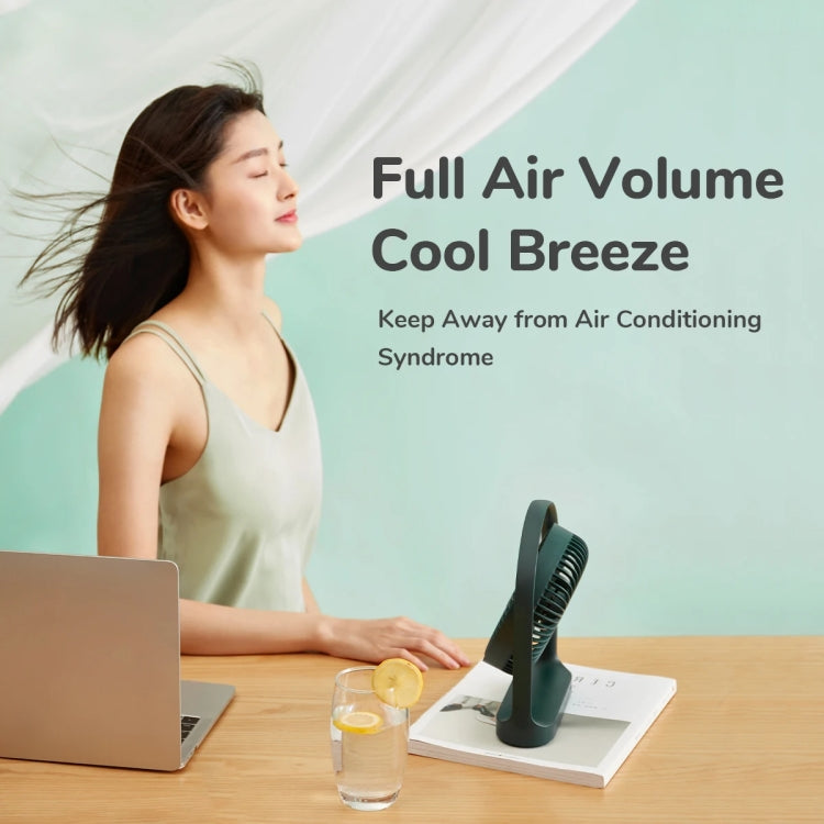 Mini ventilatore da tavolo ricaricabile 4000mAh silenzioso
