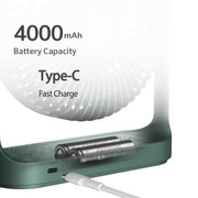 JisuLife FA19 4000mAh Mini ventilatore da tavolo ricaricabile wireless Ventilatore portatile silenzioso