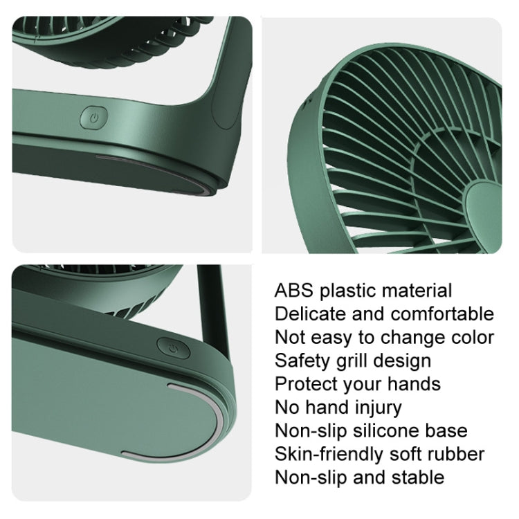 Mini ventilatore da tavolo ricaricabile 4000mAh silenzioso