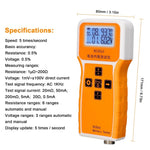 Tester resistenza interna e tensione batteria alta precisione