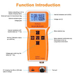 Tester resistenza interna e tensione batteria alta precisione