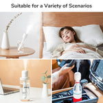 JisuLife JB07 Umidificatore portatile wireless ad alta nebbia, senza serbatoio d'acqua, White 1100mAh, White 2200mAh