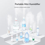 JisuLife JB07 Umidificatore portatile wireless ad alta nebbia, senza serbatoio d'acqua, White 1100mAh, White 2200mAh