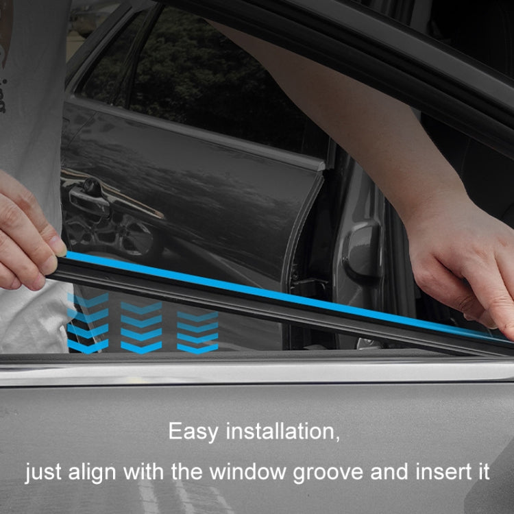 Tergicristalli laterali per auto Rimozione della nebbia d'acqua Strisce di gomma universali, 1pair