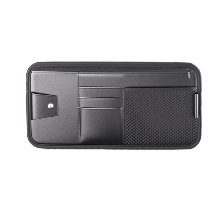 Borsa portaoggetti con cerniera per visiera parasole per auto