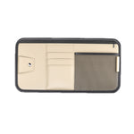 Borsa portaoggetti con cerniera per visiera parasole per auto