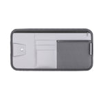 Borsa portaoggetti con cerniera per visiera parasole per auto