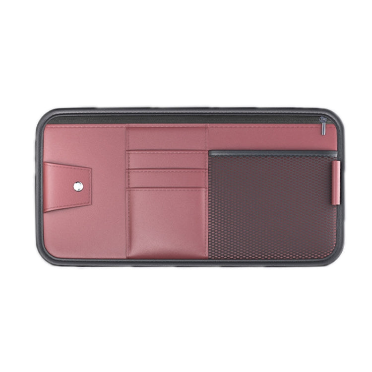 Borsa portaoggetti con cerniera per visiera parasole per auto