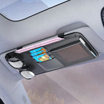 Borsa portaoggetti con cerniera per visiera parasole per auto