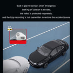 Interconnessione WIFI per telefono cellulare 2K Ultra-Clear Night Vision Registratore di guida nascosto, USB Short Line, Cigarette Lighter, Step-down Line