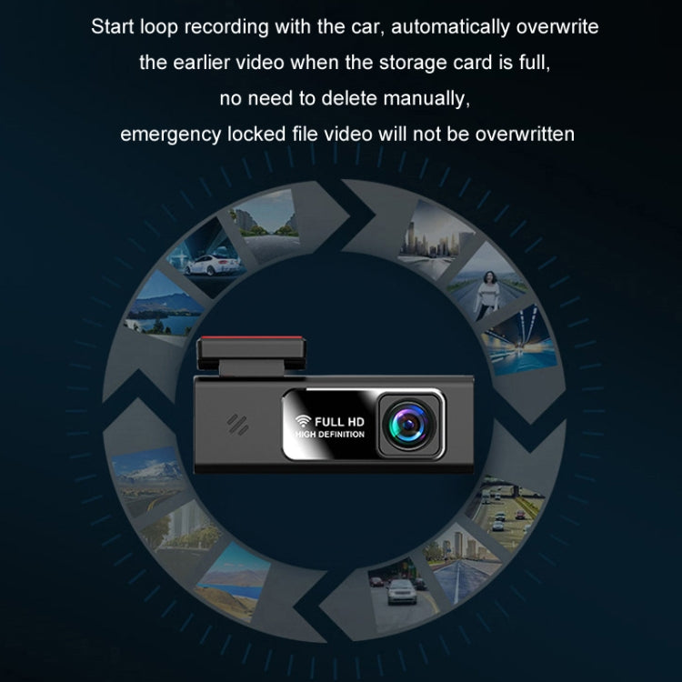 Interconnessione WIFI per telefono cellulare 2K Ultra-Clear Night Vision Registratore di guida nascosto, USB Short Line, Cigarette Lighter, Step-down Line