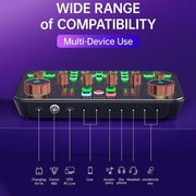 Scheda audio K600 48V con riduzione rumore e batteria