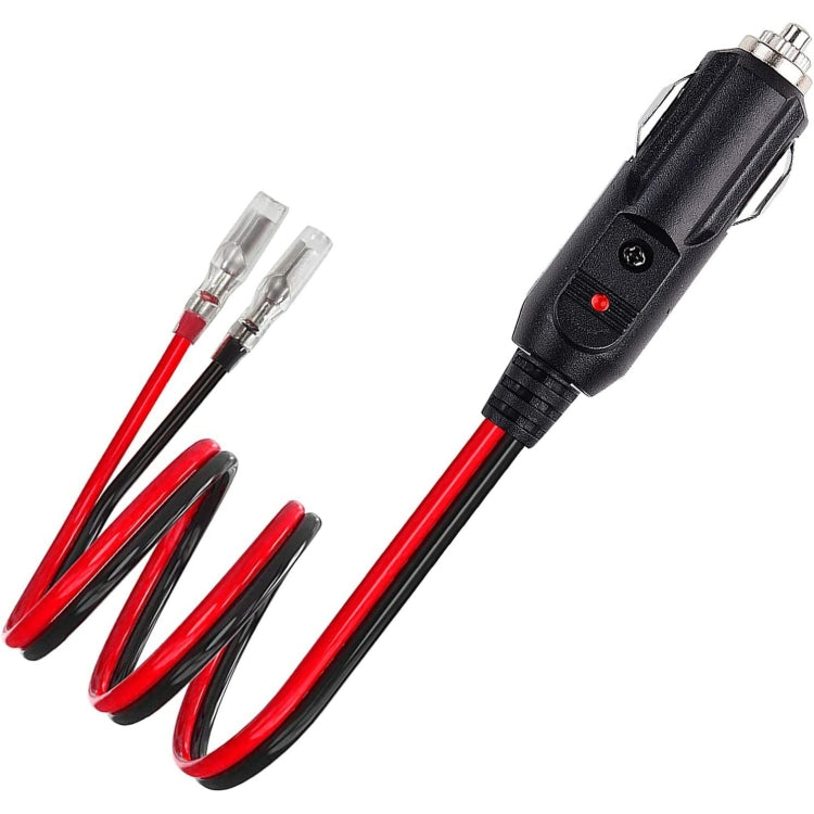 Spina accendisigari con fusibile 16AWG 15A 12V/24V con cavo, 1pair