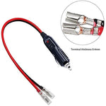Spina accendisigari con fusibile 16AWG 15A 12V/24V con cavo, 1pair