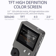 Lettore musicale HiFi Lossless DSD256 con TF Card