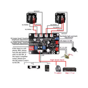 Il modulo della scheda driver del misuratore VU regola l'amplificatore di potenza, TS-VU003