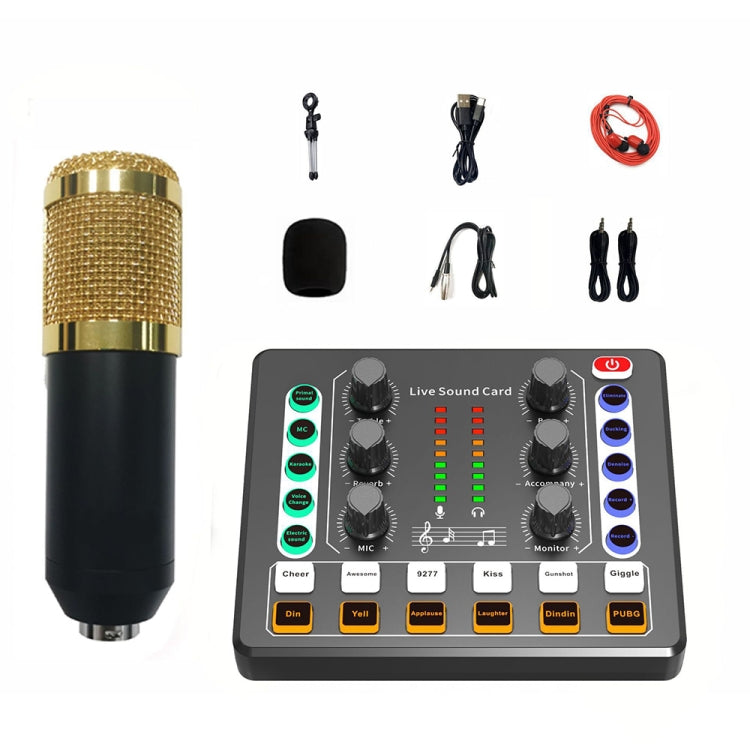 M8 Registrazione e canto Live Bluetooth Scheda audio Set, Black, White, Black+Gold Cantilever, Black+Black Cantilever, White+Gold Cantilever, Black+Gold Cantilever Earphone, Black+Black Cantilever Earphone, White+Gold Cantilever Earphone, Gold Tripod��...