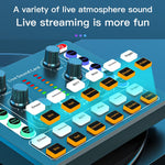 Scheda audio Bluetooth 5.0 M8 per registrazione e canto live