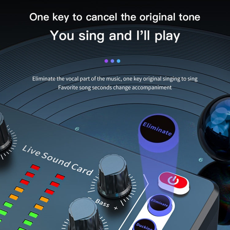 Scheda audio Bluetooth 5.0 M8 per registrazione e canto live
