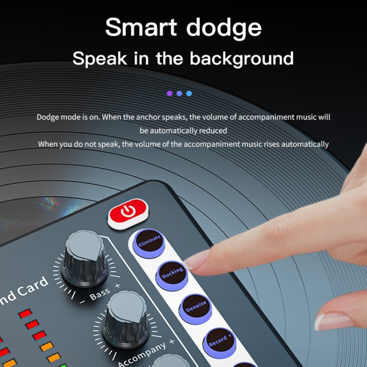 Scheda audio Bluetooth 5.0 M8 per registrazione e canto live