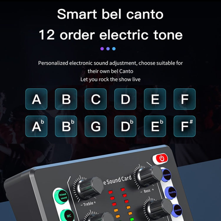Scheda audio Bluetooth 5.0 M8 per registrazione e canto live