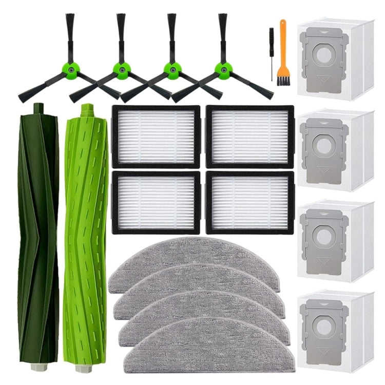 Per iRobot Roomba Combo i5 / i5+ / j5 / j5+ Robot Aspirapolvere e Lavapavimenti Parti di Ricambio, Kit, Main Brush, Filter, 2pcs Edge Brush, Dust Bag, Mop Pad