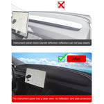 Cuscinetto anti-luce in pelle scamosciata per auto, For 2024 Tesla Model Y Dashboard, For 2024 Tesla Model 3 Dashboard, For 2024 Tesla Model 3 Rearwindow