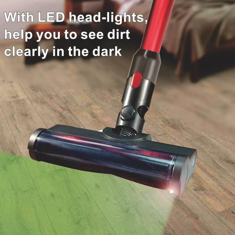 Spazzola per pavimenti per aspirapolvere con luce LED verde, For Dyson V7 / V8 / V10 / V11, For Dyson V6, For Dyson V10 Slim / V12 Slim