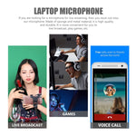Microfono con spina 3,5mm per smartphone e tablet