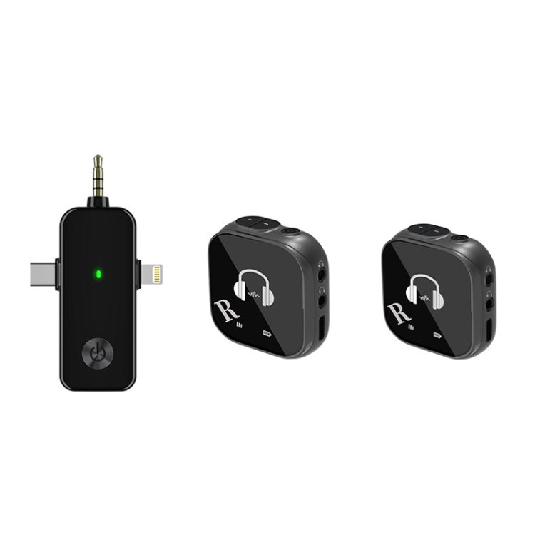 Sistema monitoraggio in-ear wireless 5.8G doppio auricolare