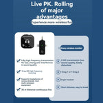 Sistema monitoraggio in-ear wireless 5.8G doppio auricolare