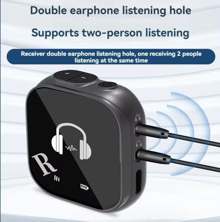 Sistema monitoraggio in-ear wireless 5.8G doppio auricolare