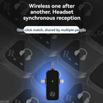 Sistema monitoraggio in-ear wireless 5.8G doppio auricolare