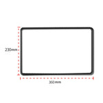 Copertura protettiva per schermo in silicone con cornice, For Tesla Model 3 2024