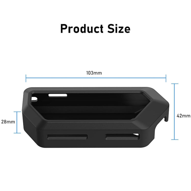 Per Flipper Zero Electronic Pet Custodia protettiva in silicone a copertura totale, Black