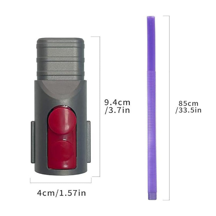 Kit di pulizia per sfiato dell'aspirapolvere senza fili, attacco tubo flessibile, For Dyson V7 V8 V10 V11 V15 G5 Purple, For Dyson V6 / DC Purple, For Dyson V7  V8  V10 V11  V15 G5 Gray, For Dyson V6 / DC Gray
