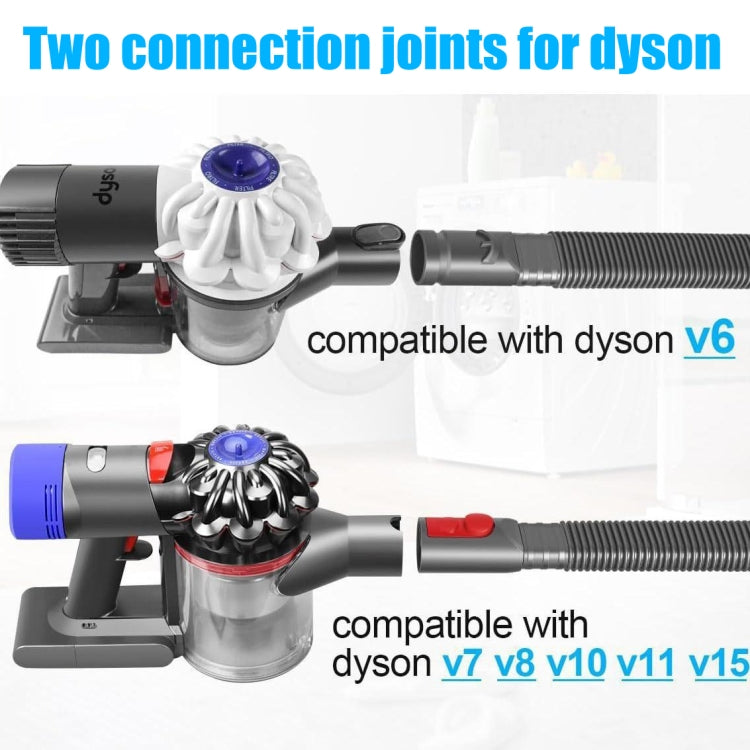 Kit di pulizia per sfiato dell'aspirapolvere senza fili, attacco tubo flessibile, For Dyson V7 V8 V10 V11 V15 G5 Purple, For Dyson V6 / DC Purple, For Dyson V7  V8  V10 V11  V15 G5 Gray, For Dyson V6 / DC Gray