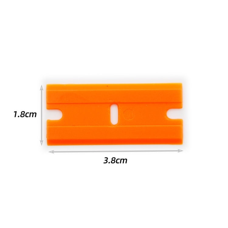 Raschietto Sostituisci la colla UV Raschietto in plastica a doppia faccia Lama, 100pcs /Box