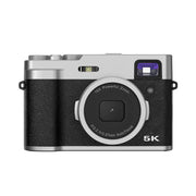 DC203 5K/30FPS Schermo da 2,8 pollici 16X Doppia fotocamera anteriore e posteriore HD Digital Camera, Black, Brown